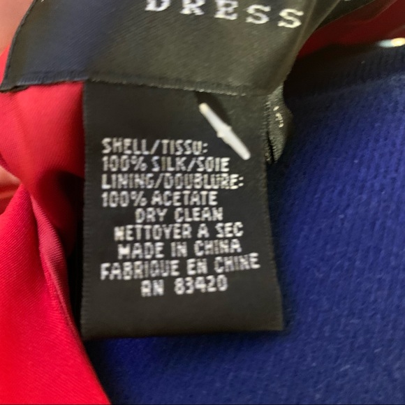 August Silk Red Dress size 6 - Picture 5 of 6